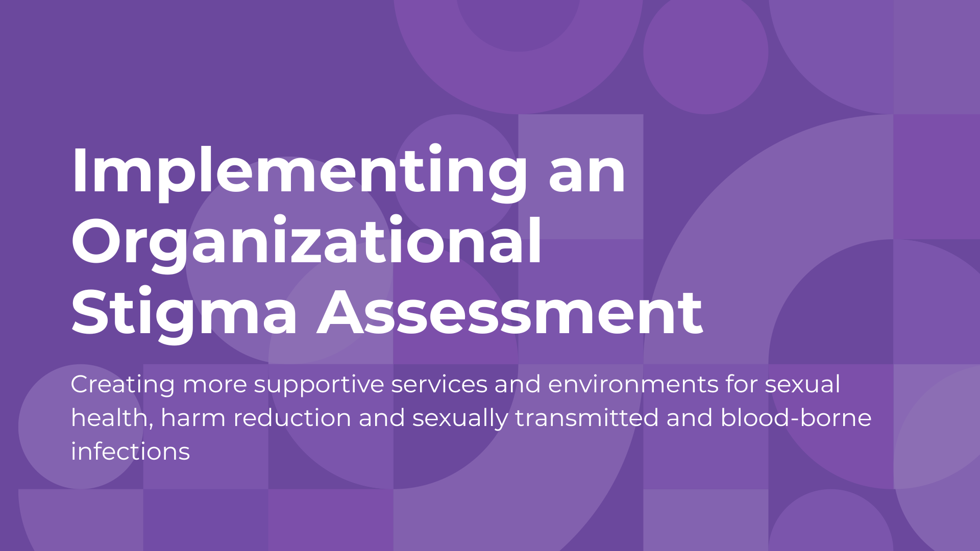 Course Image Implementing an Organizational Stigma Assessment
